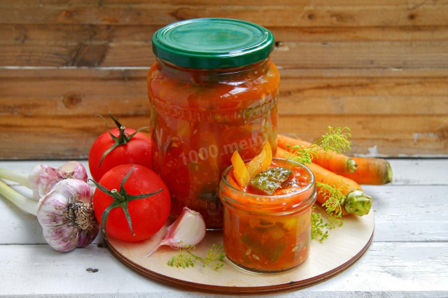 Лечо з огірків з помідорами на зиму рецепт з фото покроково і відео 