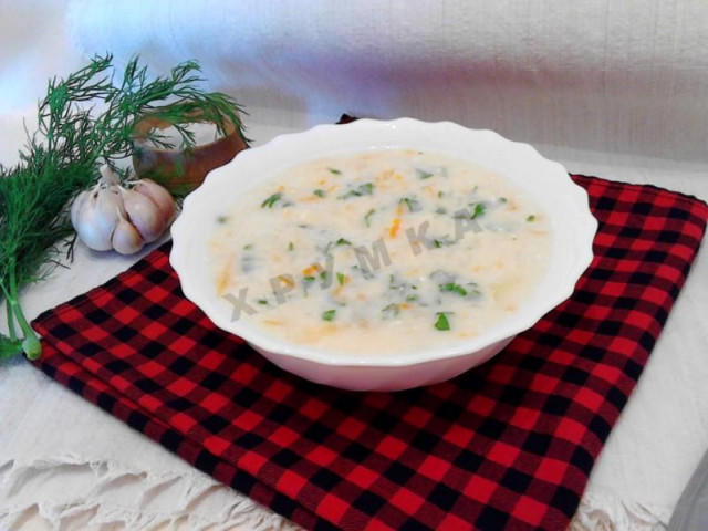 Білковий суп курка з плавленим сиром рецепт з фото покроково 