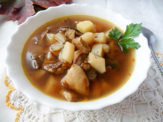 Грибний суп з маслюками рецепт з фото покроково 