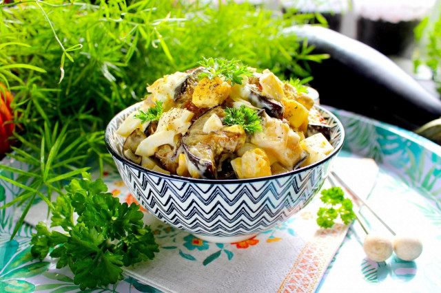 Салат з баклажанів як гриби рецепт з фото покроково 