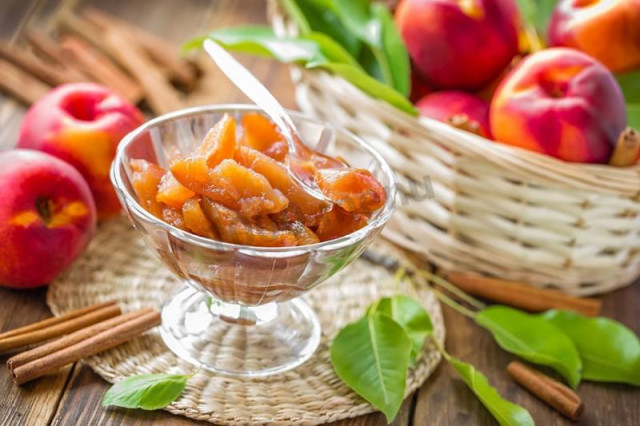 Персикове варення з персиків часточками на зиму рецепт з фото 