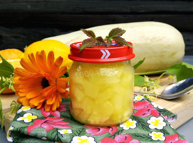 Варення з кабачків з лимоном і апельсином рецепт з фото покроково 