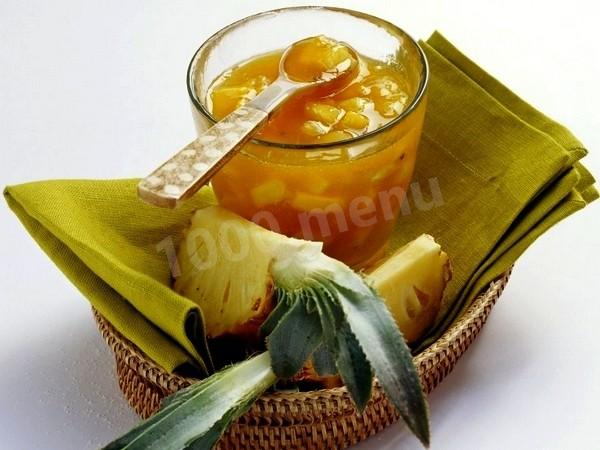 Ананасове варення з ананасів рецепт з фото 