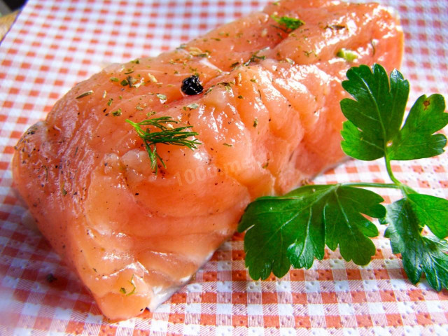Засолка лосося рецепт з фото покроково 