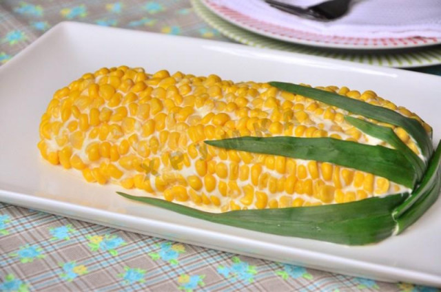 Салат качан кукурудзи з куркою рецепт з фото покроково 