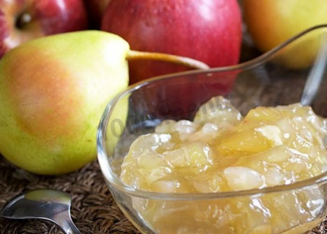 Варення з груш і яблук на зиму часточками рецепт з фото 