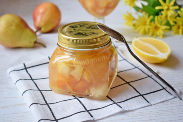 Грушеве варення з груш з лимоном і 15 схожих рецептів: фото, калорійність, відгуки 