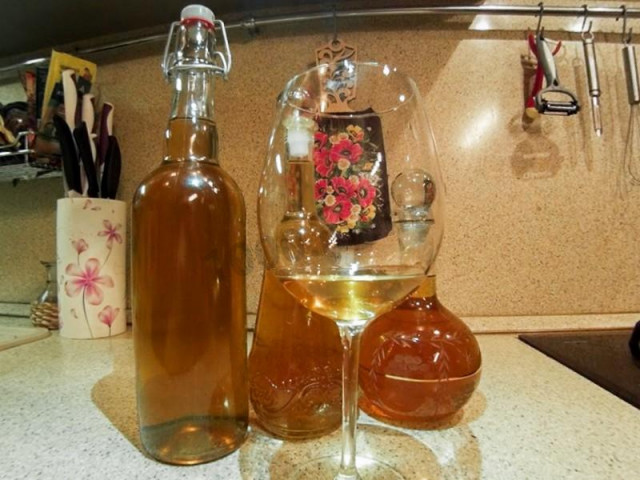 Вино з яблучного соку в домашніх умовах рецепт з фото 