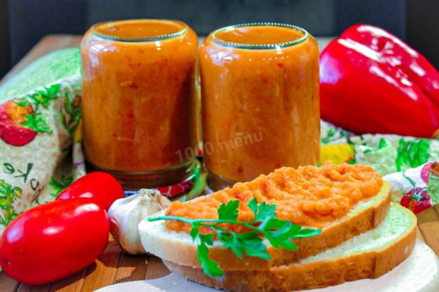Аджика з кабачків з томатною пастою на зиму рецепт з фото покроково 