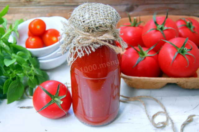 Домашній кетчуп з помідорів на зиму простий заготовки рецепт з фото покроково 