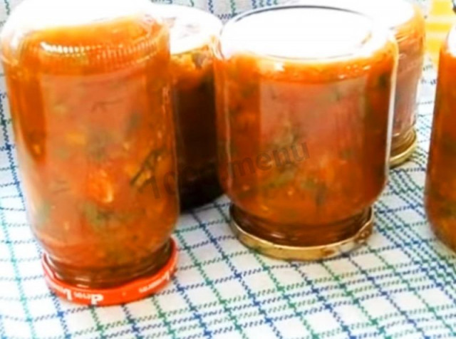 Салат зі спаржевої квасолі на зиму рецепт з фото покроково і відео 