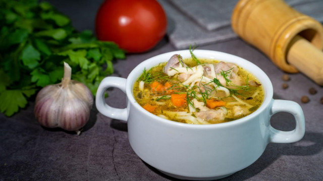 Курячий суп з домашньою локшиною без картоплі рецепт з фото покроково і відео 