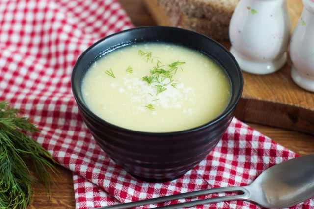 Суп-крем з кабачків без вершків з картоплею рецепт з фото покроково 