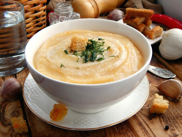 Густий суп-пюре з гарбузом кабачками і картоплею рецепт з фото покроково і відео 