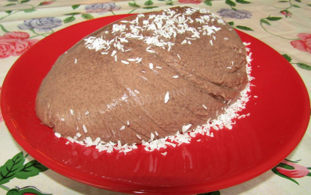 Шоколадно-сметанний десерт з желатином рецепт з фото покроково і відео 