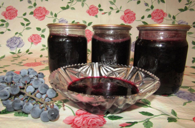 Конфітюр з синього винограду рецепт з фото покроково і відео 