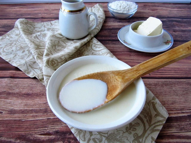 Молочний соус універсальний рецепт з фото покроково 