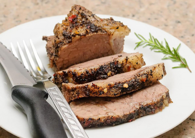 Мармурова яловичина у фользі рецепт з фото 