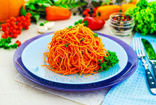 Салат з моркви як в їдальні рецепт з фото покроково 