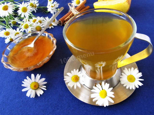 Чай по-швейцарськи з ромашкою рецепт з фото покроково 