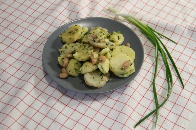 Kartoffelsala теплий салат з картоплею рецепт з фото і відео 