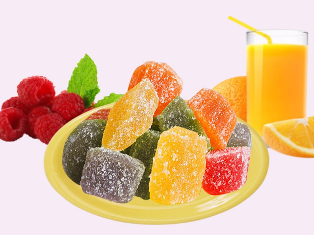 Желейні цукерки з плодово ягідного соку рецепт з фото 