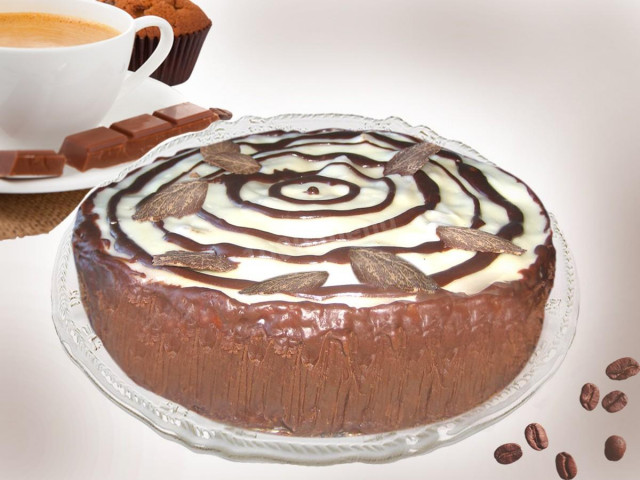 Торт Пень з масляним кремом рецепт з фото 