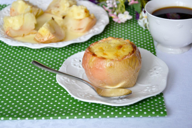 Яблука з кремом по-португальськи рецепт з фото покроково і відео 