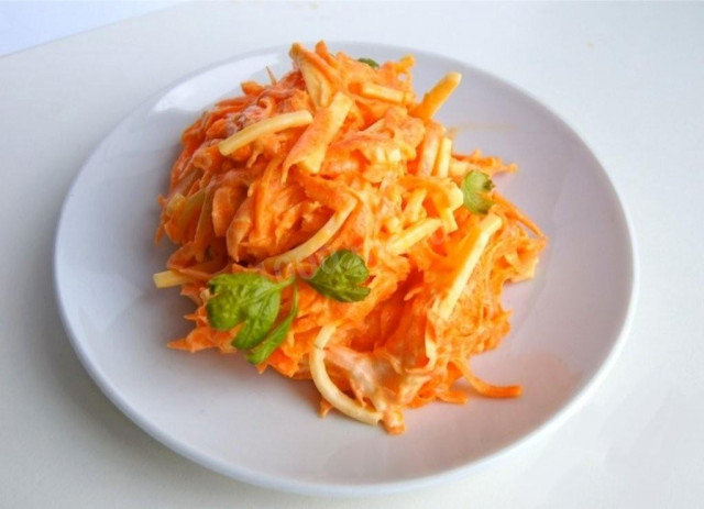 Салат зі свіжої моркви рецепт з фото крок за кроком 