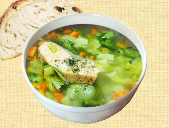 Суп з індички з овочами рецепт з фото 