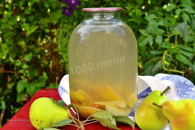 Компот з груш з лимонною кислотою рецепт з фото 