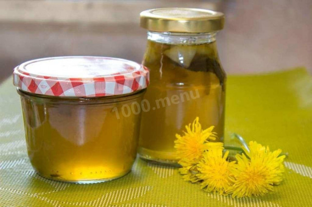 Кульбабовий мед з лимоном рецепт з фото покроково 