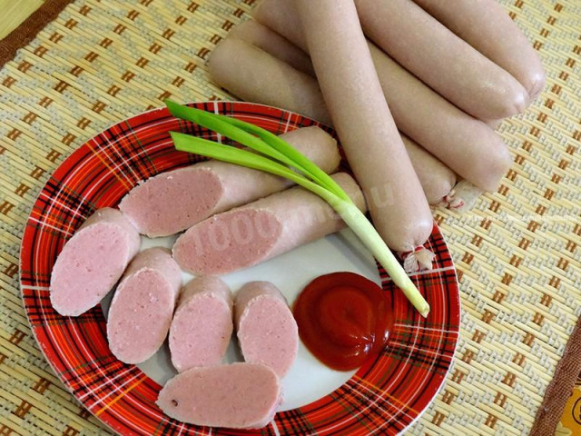 Домашні сосиски зі свинини рецепт з фото 