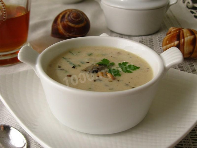 Суп з равликів виноградних рецепт з фото 
