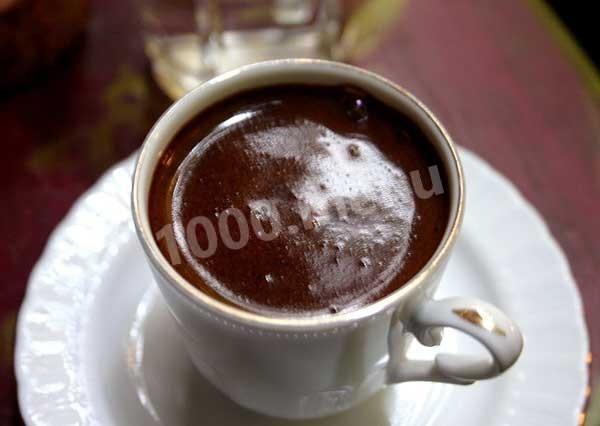 Кава в турці з пінкою рецепт з фото 