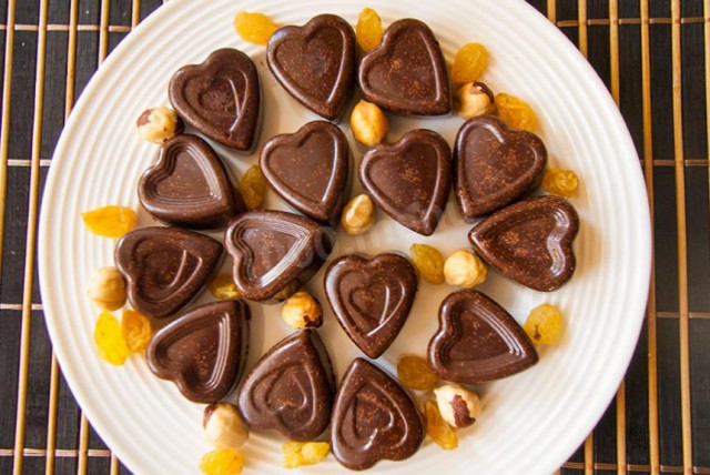 Шоколадні цукерки з какао маслом рецепт з фото 