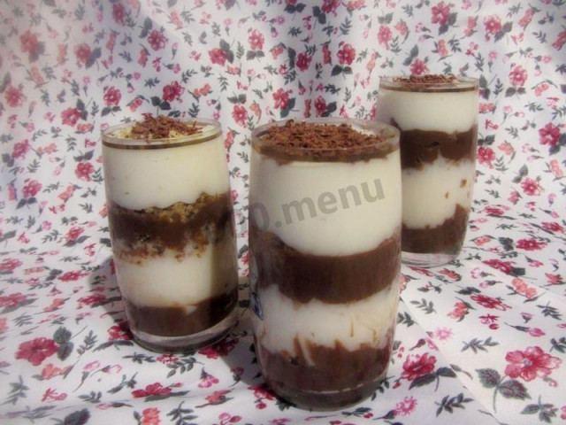 Ванільно-шоколадний пудинг рецепт з фото покроково 