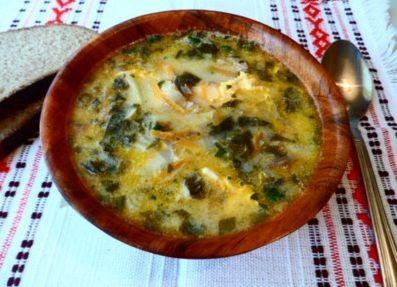 Сирно-щавлевий суп рецепт з фото покроково 