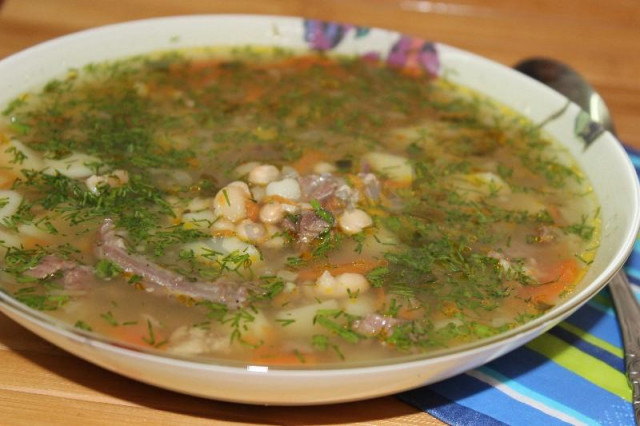 Квасолевий суп на гусе рецепт з фото покроково 
