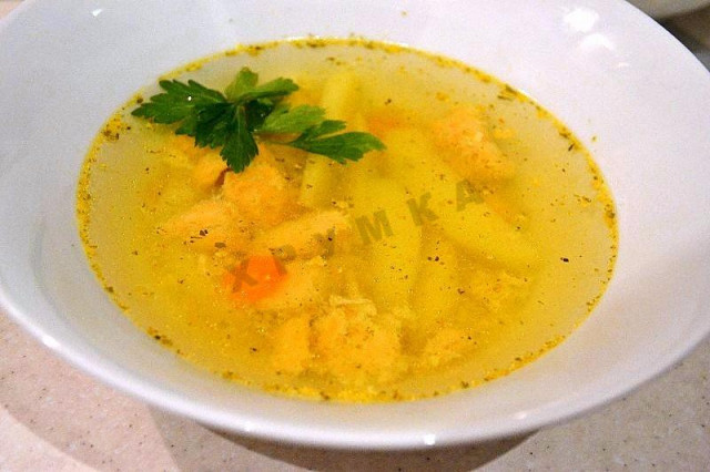 Легкий суп з філе сьомги рецепт з фото покроково 
