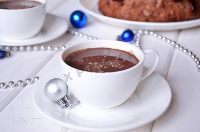 Гарячий шоколад з халвою рецепт з фото покроково 