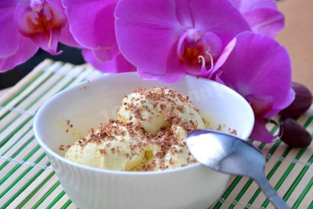 Морозиво з вершків і яєчних жовтків рецепт з фото покроково 