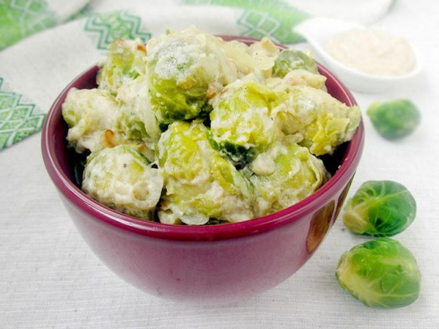 Салат з брюссельської капусти рецепт з фото покроково 