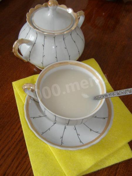 Чай молочний рецепт з фото покроково 