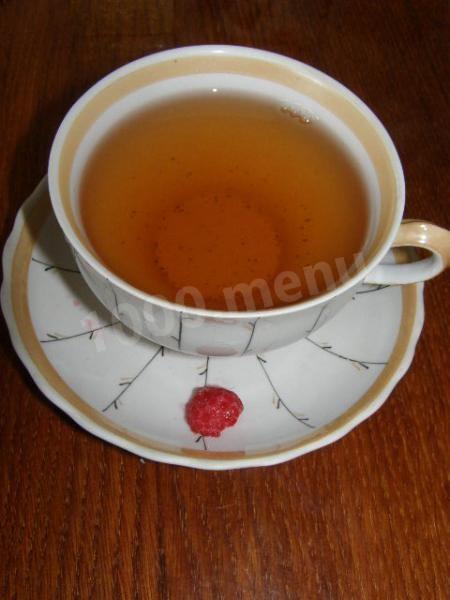 Чай з малиною рецепт з фото покроково 