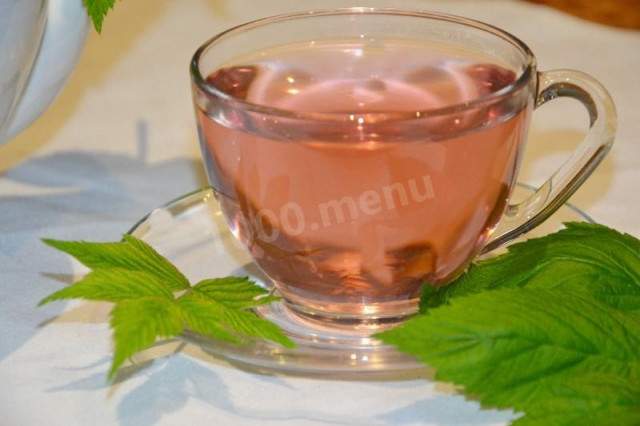 Чай з листя малини рецепт з фото покроково 