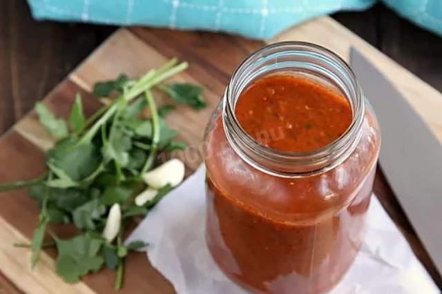 Вірменський томатний соус для шашлику з кінзою рецепт з фото 