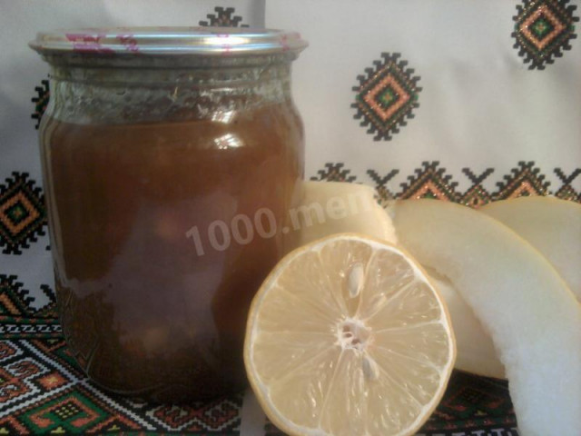 Варення з дині з лимоном на зиму рецепт з фото 