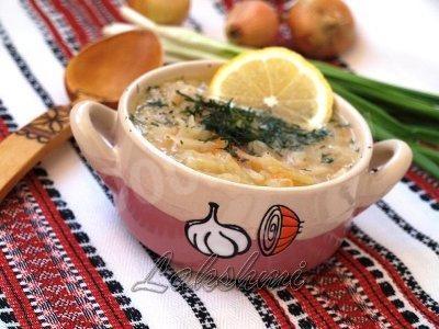 Пісний цибульний суп рецепт з фото покроково 