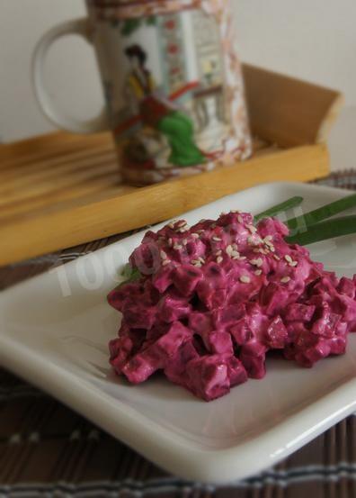 Салат з буряка зі сметаною рецепт з фото покроково 